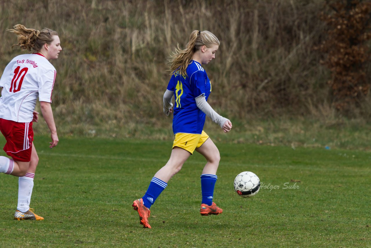 Bild 313 - B-Juniorinnen Tus Tensfeld - TSV Gnutz o.W. : Ergebnis: 1:3